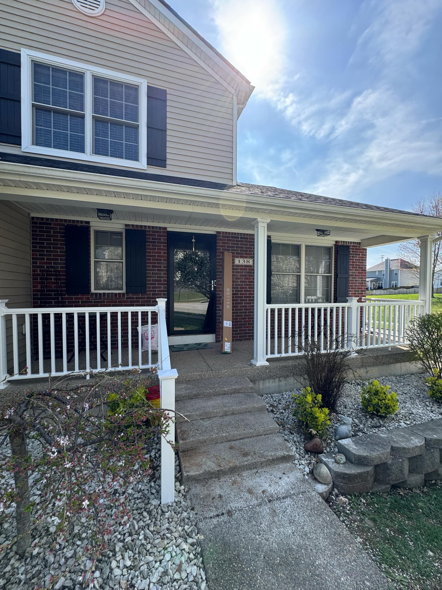 Handrail Installation - After - by White Enterprises