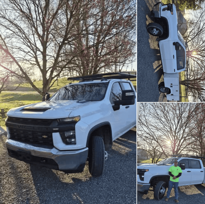 White Enterprises LLC utility dually Duramax added to the concrete division